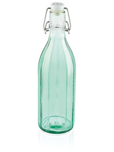 Glasflaschen Facette 3er Set 0,5 L jungle green