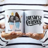 Beste Freundinnen - Personalisierte Tasse (2 Personen)