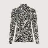 Longsleeve mit Leopardenprint