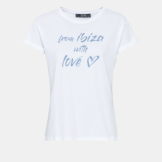 T-Shirt aus Bio-Baumwolle mit Ibiza-Wording