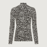 Longsleeve mit Leopardenprint