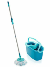 Leifheit Wischmop-Set CLEAN TWIST Disc Mop Ergo, für alle glatten Böden