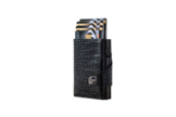 Tru Virtu Click & Slide Doublewallet Croco Black/Black