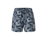 Badeshorts, blau mit Alloverprint