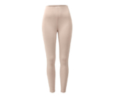 Basic-Leggings aus Heavy-Jersey, cremefarben