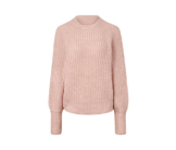 Grobstrickpullover, roséfarben