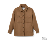 NAH/STUDIO Jacke | recycelte Wolle, camel