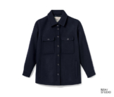 NAH/STUDIO Jacke | recycelte Wolle, navy