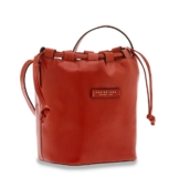 The Bridge Aurora Leder-Beuteltasche 23cm Verbranntes Orange /Gold