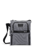 Tumi Alpha 3 Kleine Umhängetasche + GRATIS HOTELGUTSCHEIN Meteor Grey